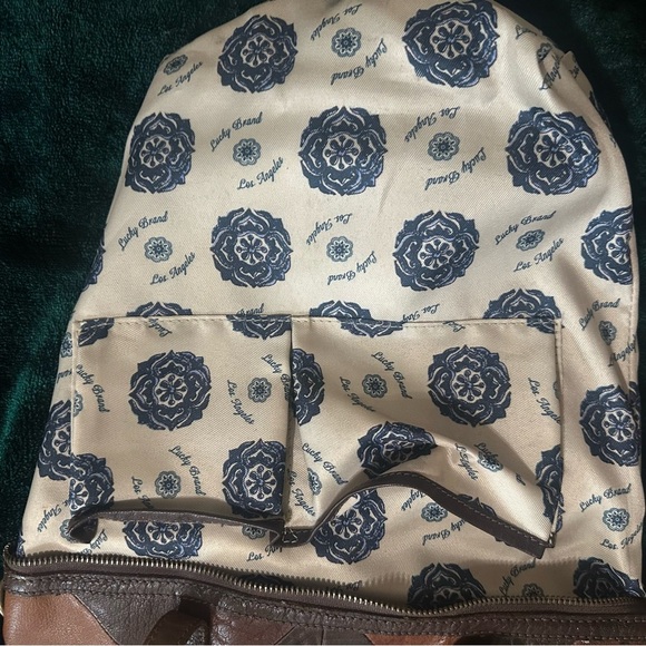 Brown Patchwork Leather Tote Bag - Picture 11 of 13